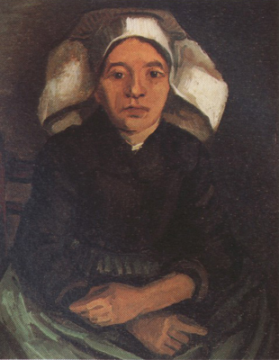Peasant Woman,Seated,With White Cap (nn04)